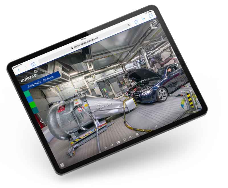 Virtuelle Werksführung am Beispiel Umicore am Ipad erleben