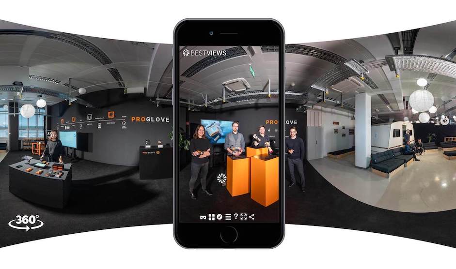 Virtueller Messestand Proglove Virtueller Messestand Proglove am Smartphone erleben