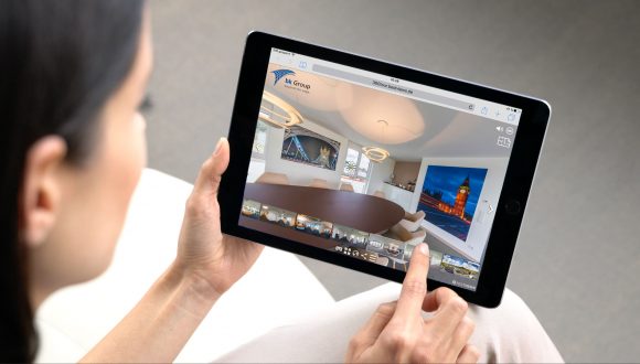 virtuelle 360 Grad Unternehmen mit dem Tablet live erleben