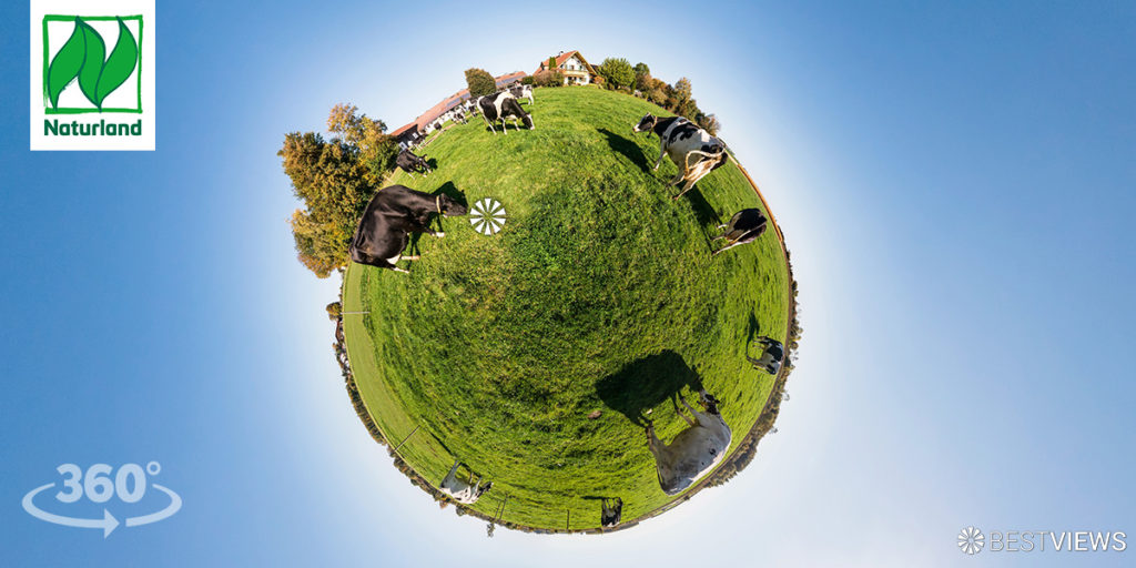 virtueller 360 Grad Bauernhof Rundgang Naturland