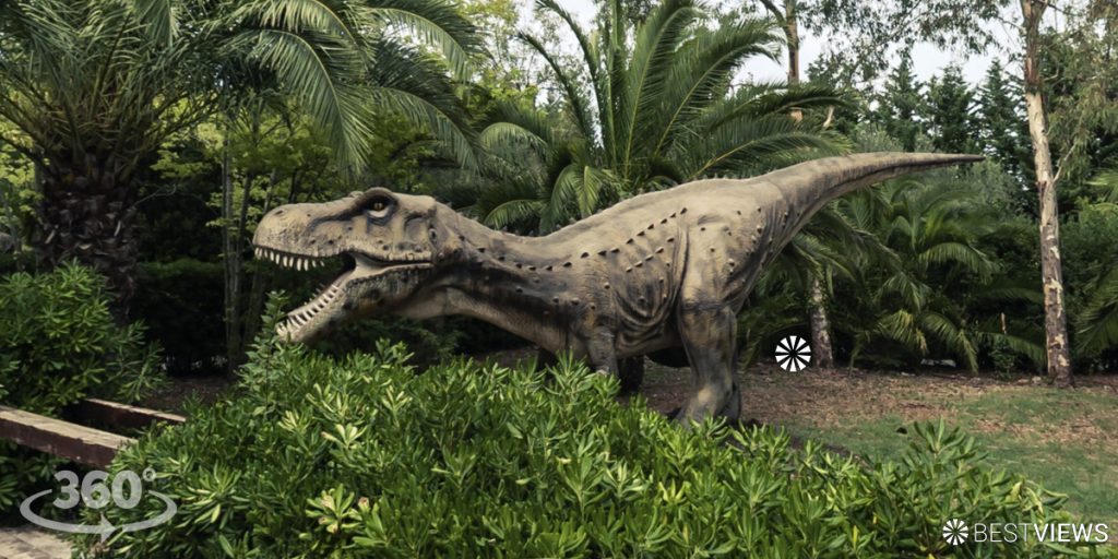 virtuelles 360 Grad Spiel Dinosaurier