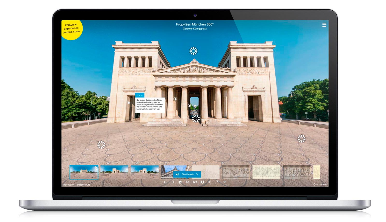 virtuelle Propyläen in 360° erleben