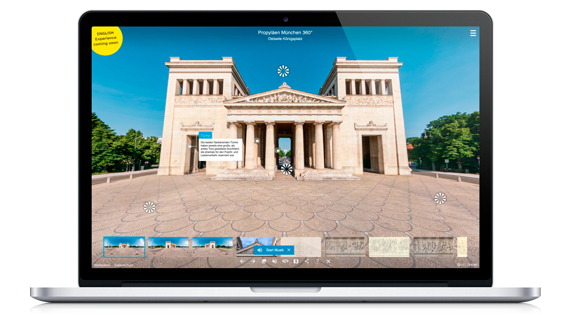 Virtuelle Ausstellung Propylaen München virtuelle Ausstellung Propyläen in 360° erleben