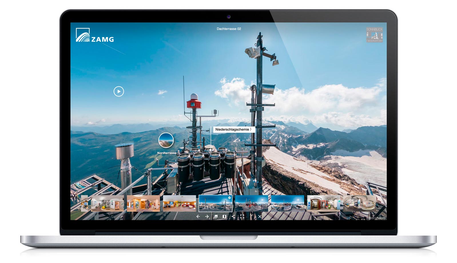 Virtueller Rundgang Forschung Zamg Sonnblick