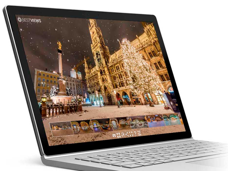 Winter München Panorama Stadtrundgang