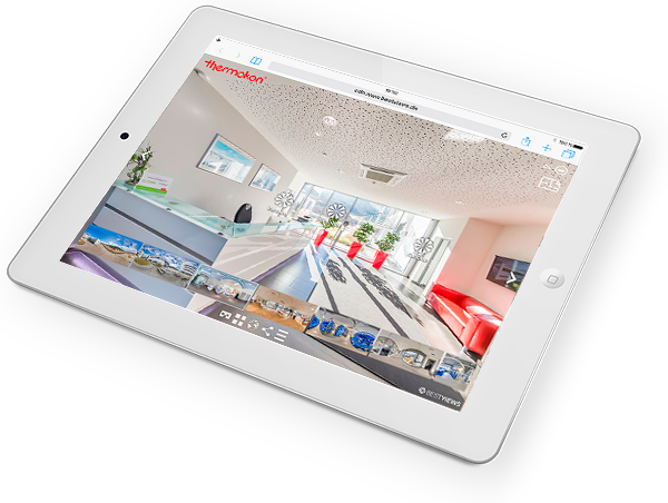 360 Grad Rundgang Offline Version Tablet