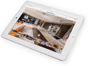 virtuelle 360° Tour Shop iPad Darstellung 360 Grad Küchen von Dross&Schaffer
