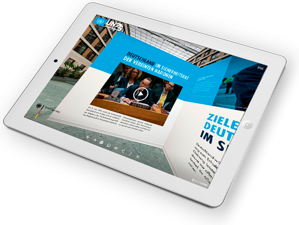 virtuelle Ausstellung - 75 Jahre Vereinte Nationen iPad