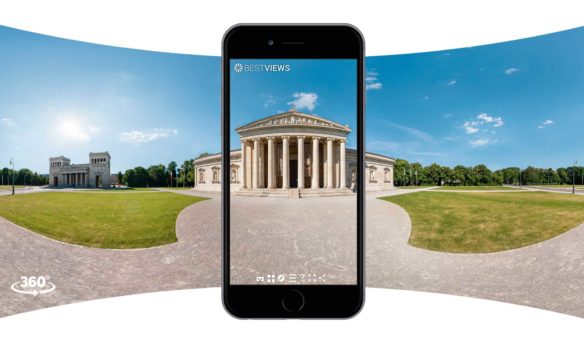 Panorama Rundgang Kunstareal München Smartphone Panorama Rundgang Kunstareal München auf dem Smartphone erleben.