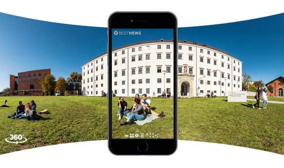 virtueller Campus Rundgang der Uni Passau mit dem Smartphone erleben