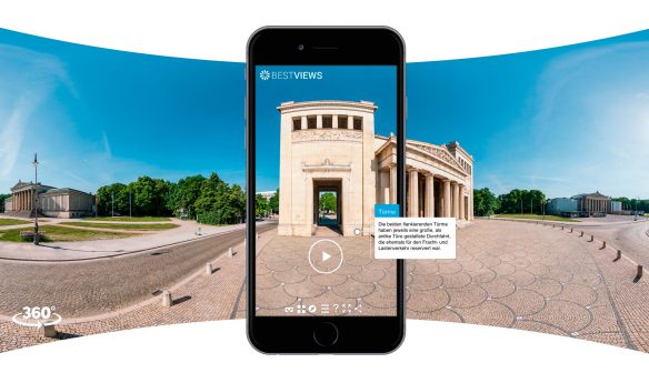 virtuelle Propyläen in 360° erleben